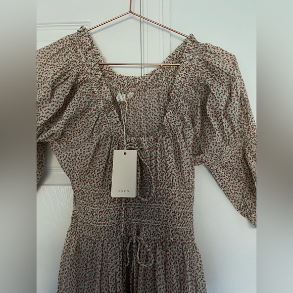 Doen ischia dress in berry Bisou, size S - Picture 2 of 5